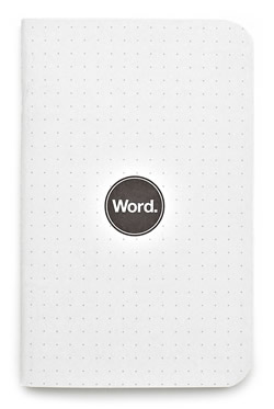 Word Dot Grid Notebook